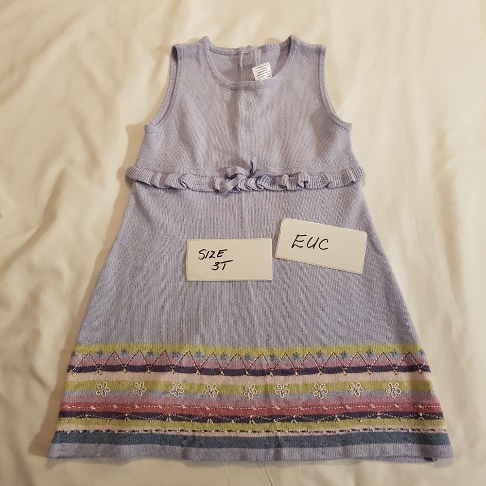 Gymboree girls size 3T Winter Princess sweater dress